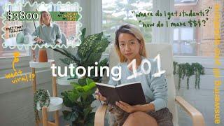 how i make $3-4K/mo tutoring: answering ur questions + watch me teach!!