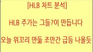 [HLB차트분석]5일선, 20일선, 8만원 지지하고 오늘 위꼬리 잡아먹는 양봉, 상승 나오는 지 체크! 외국인이 그 모습 만드는지 체크! #hlb #hlb주가전망 #에이치엘비