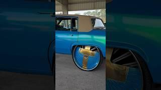 Cadillac on 30” DUB Floaters at the Carshow