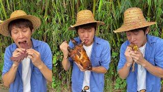 What if you want to eat roast whole lamb? The straw hat brother taught you a good way！