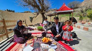 New Year's joy in the village: Hamid's family with Sajjad and his parents at Nowruz celebration