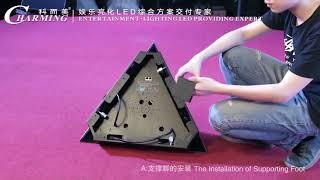 3D Triangle DJ Booth Installation Instruction