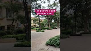 Didn’t Go As Planned… But Turned Out Beautiful | Live Painting Outdoors (Part 3) #livepainting