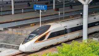 Fuxing bullet train CR400BF-3001 start sound  IGBT-VVVF