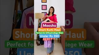 Meesho Kurti Haul l Short Kurti l Office Kurti #meesho #kurti #college #viral #shorts #haul #office