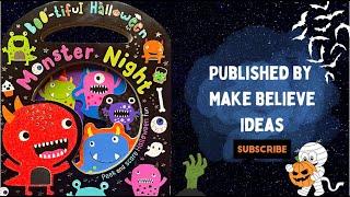 Kids Book Read Aloud: Monster Night Boo-tiful Halloween - Halloween Storytime Fun!