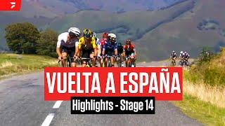 Highlights: 2023 Vuelta a España Stage 14 - Remco Evenepoel Gets Redemption