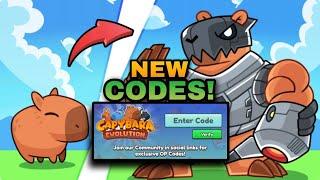 *NEW* WORKING CODES FOR CAPYBARA EVOLUTION 2025 - ROBLOX CAPYBARA EVOLUTION CODES