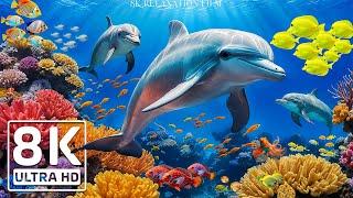 Under Red Sea 8K  Incredible Underwater Realm - Tropical Fish, Coral Reefs, Jellyfish Aquarium #4