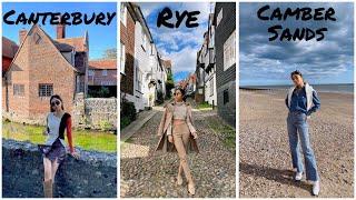 UK Weekend Road Trip  Canterbury, Kent  | Rye, Sussex | Camber Sands