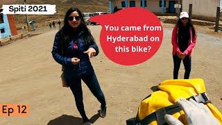 [EP 12] World's highest motorable village has low air density | Komic | Hyderabad to Spiti solo