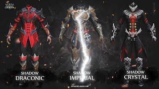 Shadow Draconic, Shadow Imperial, Shadow Crystal armors by NevesOma