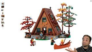 LEGO Ideas A-Frame Cabin 21338 set reveal pics & thoughts!