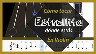 Twinkle twinkle little star (Estrellita) | Violín Play along