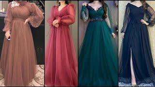 Simple net maxi designs | Long net frocks designs