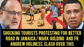 Shocking Tourist Calling Out Andrew Holiness To Fix The Roads Mark Golding & Andrew Holiness Clash..