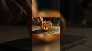 Slicing a Glass Orange – So Unreal  #asmr #glassart #satisfying #slowmotion #aestheticshorts