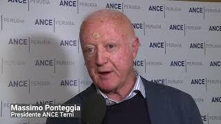 ASSEMBLEA ANCE UMBRIA - INTERVISTA A MASSIMO PONTEGGIA - Presidente ANCE Terni