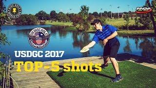 Top-5 shots of US Disc Golf Championship 2017