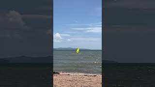 Windsurfing on Na Jomtien Beach Pattaya Thailand