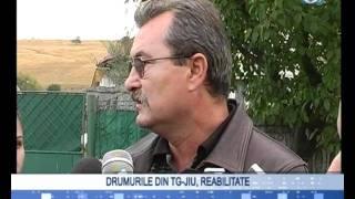 Drumurile din Targu Jiu, reabilitate - Tele3Media