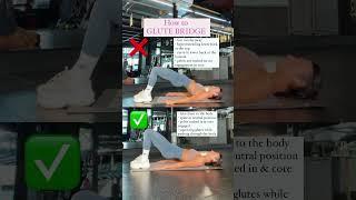 Glute bridge check  #fitness #workouttips #booty #glutes #motivation #homeworkout #how #women