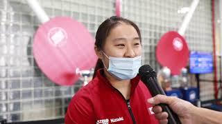 Joyce Xu at the World Championships | Joyce Xu aux Championnats du monde