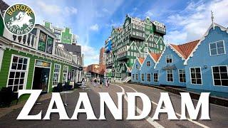  Zaandam, Netherlands -   Unique Architecture  4K Walking Tour through the City Center