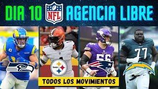 Día 10: Agencia Libre - TODOS los Movimientos | NFL 2025