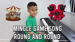 6 Year Old Prodigy Plays Mingle Game Song Round and Round Song Squid Game Season 2   Jelijah Diaz