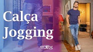 Calça Masculina Jogging Listra | Edex Jeans