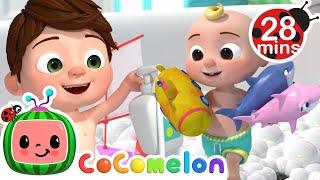 The Bath Time Song + More | Cocomelon | Cartoons for Kids | Nursery Rhymes | Magic And Music