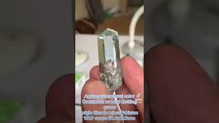 Aquamarine stone #sg #sapphire #gemstone #love #ruby #emeraldgems #jewelry #gemsandminerals #usa #nj