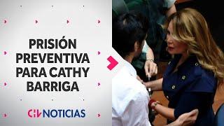 CATHY BARRIGA EN PRISIÓN PREVENTIVA tras reformalización por delitos de corrupción