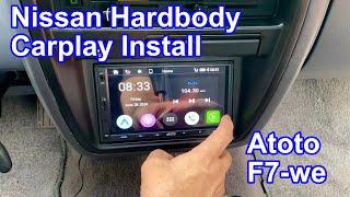 Installing an Atoto F7 Double DIN Carplay Unit in a 1994 Nissan Hardbody