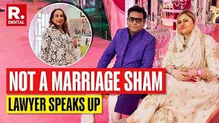 Not A Marriage Sham AR Rahman's Wife's Lawyer Tells All