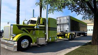 #2022 #389 Peterbilt Custom #Flattop | #Yellow #Custom #Paint | #American #Truck #Simulator | #ATS