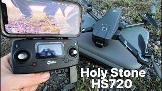 Holy Stone HS720 MAX APP RANGE Foldable GPS Drone 4K Camera Quadcopter Brushless Motor EIS Review