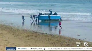 Local leaders raising concerns after boat with migrants runs ashore in Carlsbad