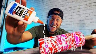 INSANE Spray Paint and SCHOOL GLUE Trick