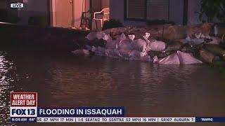 Roads flooded in Issaquah, Washington | FOX 13 Seattle