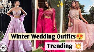 Top 7 Winter Wedding Outfit Ideas/Wedding Outfit Ideas For Girls/Wedding Dresses For Girls