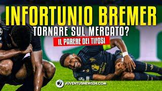 L' INFORTUNIO di BREMER: la Juve deve tornare sul mercato? La parola ai tifosi