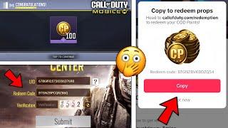 FAST!! Claim 100 FREE COD Points in COD Mobile!! (Limited Time Redeem Codes) Season 9