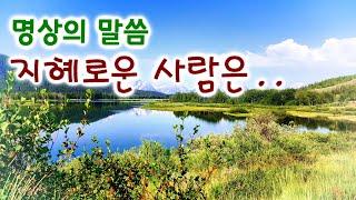 명상의 말씀,  지혜로운 사람은.. / 엄주환 낭송