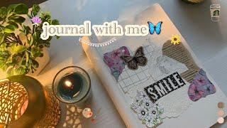 journal with me| scrapbook, collage, taylor swift, productivity and peacefulness| minimal🪩