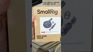 SMALLRIG Professional Car Camera Mount, 4-inch Vacuum Suction Cup with Magic Arm, 3kg  load-unboxing