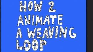 How to Animate a Weaving Loop | DIY Experimental Animation Tutorial (Procreate)