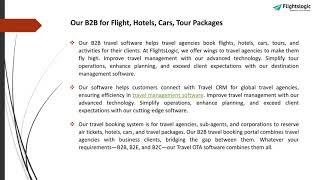 B2B Travel Booking Engine | FlightsLogic