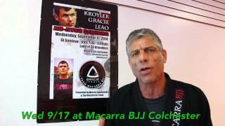 Macarrao Invites You To The Kroyler Gracie Seminar